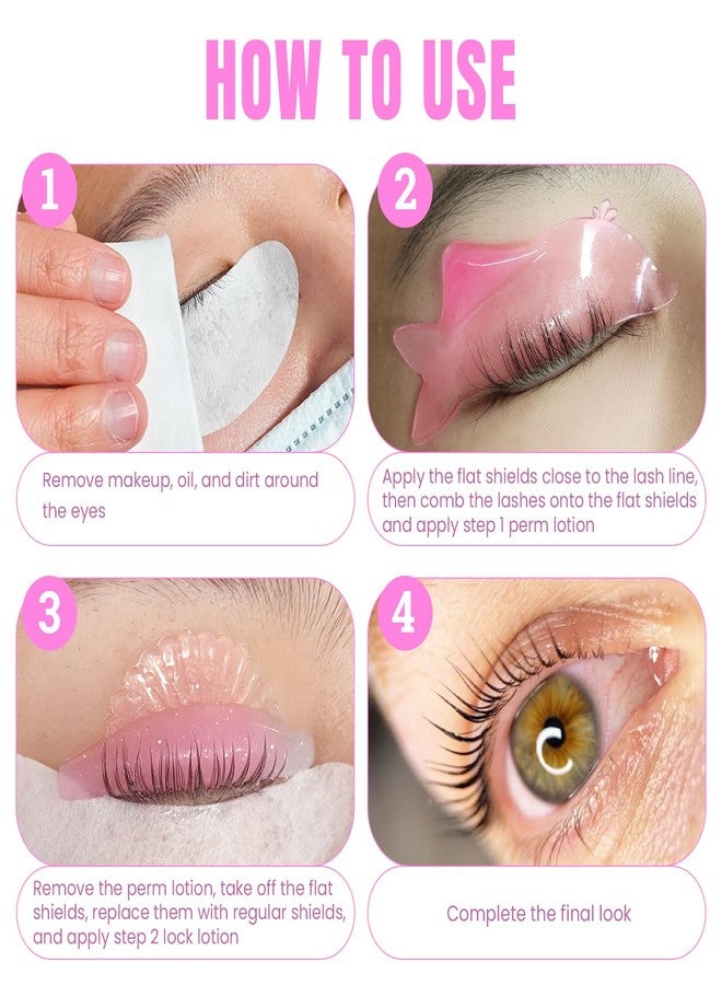 لي بيوتي واقيات رفع الرموش المسطحة من ليبيوتي، واقيات كورية رقيقة للغاية للخطوة الأولى من عملية التجعيد/الرفع، استخدام مرن كضمادات للعين أو شريط رفع، تصميم على شكل دولفين لسهولة الالتقاط - Image 5